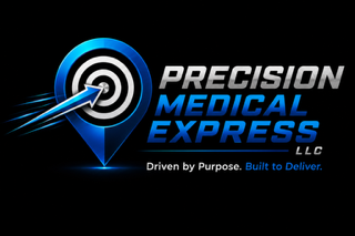 Precision Medical Express logo with wordmark